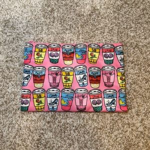Disney Princess Coffee Cups Pattern Nylon Pouch